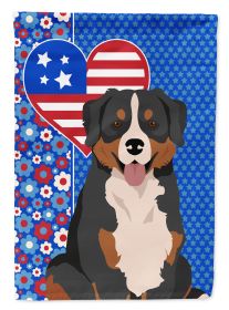 Bernese Mountain Dog USA American Garden Flag Mailbox Flag Decorative Yard Flag Banner Outside Patio Artwork Yard Flower Beds, Garden Size, Multicolor